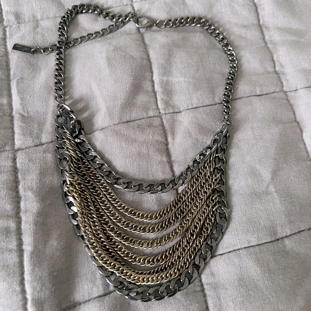 Stacked chain necklace